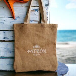 Patron Jute Tote Bag #1 - Perfect for the beach (or grocery store)